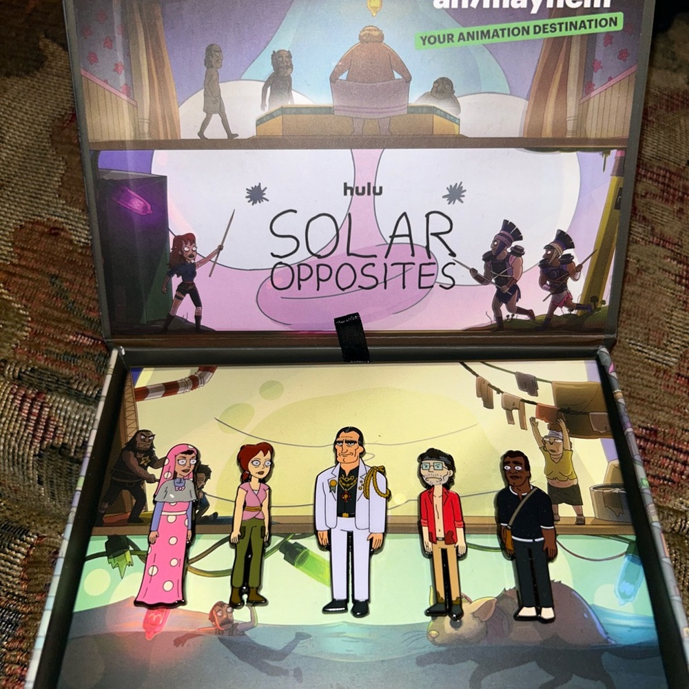 Solar opposite pin set